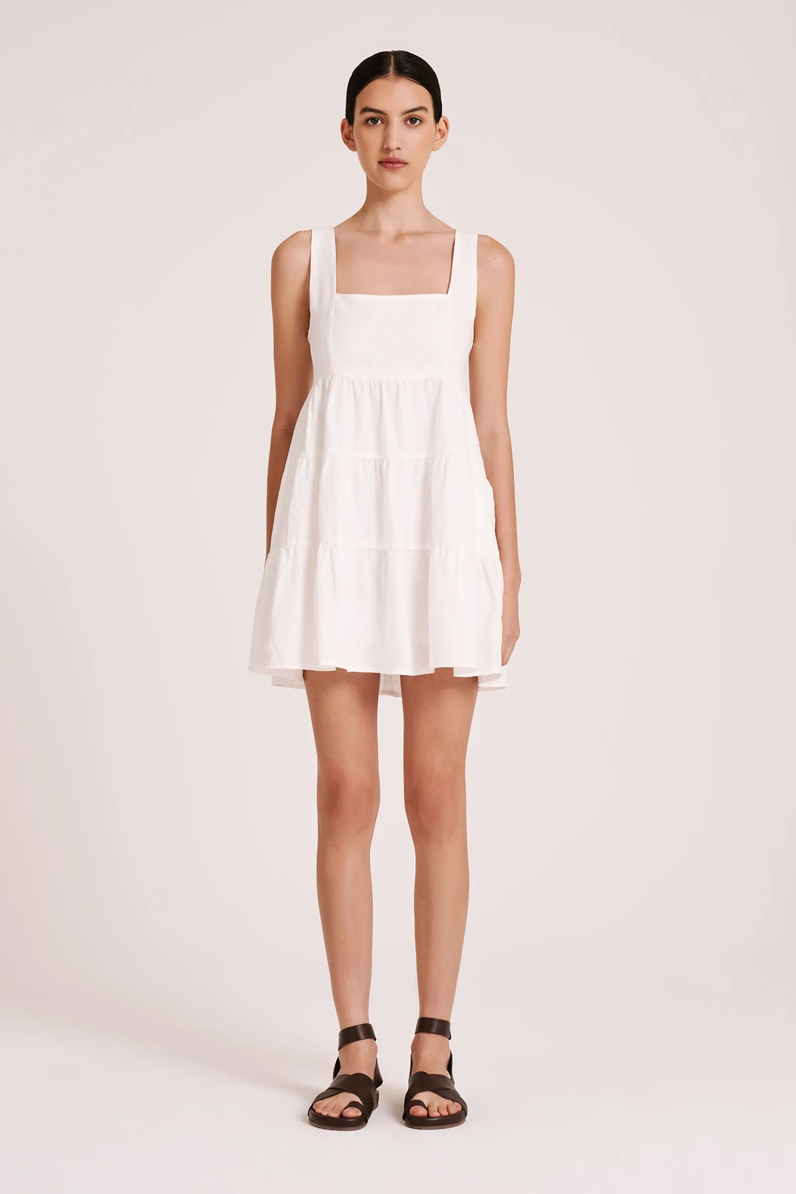 AISHA LINEN DRESS sold by Nude Lucy