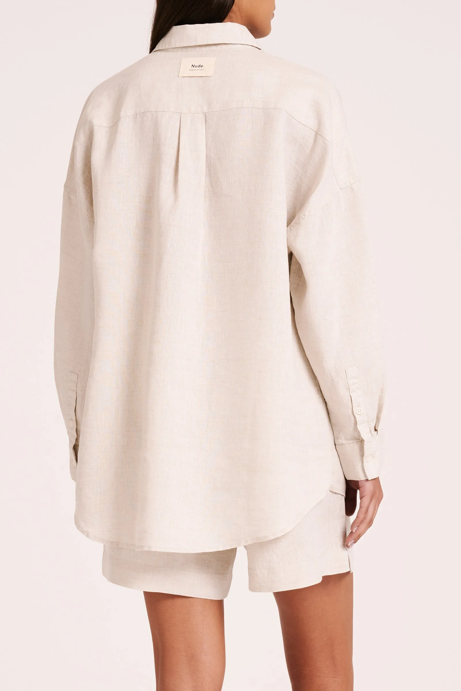 LOUNGE HERITAGE LINEN SHIRT sold by Nude Lucy product image thumbnail 5