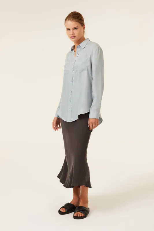 HARLOW CUPRO SHIRT sold by Nude Lucy