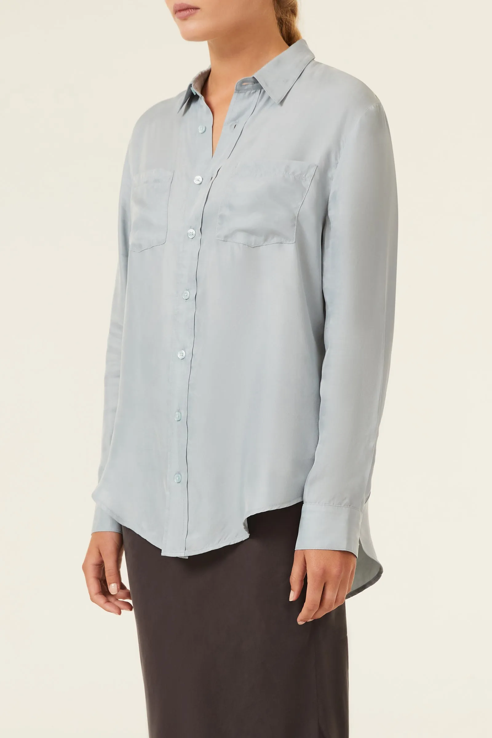 HARLOW CUPRO SHIRT sold by Nude Lucy product image thumbnail 3