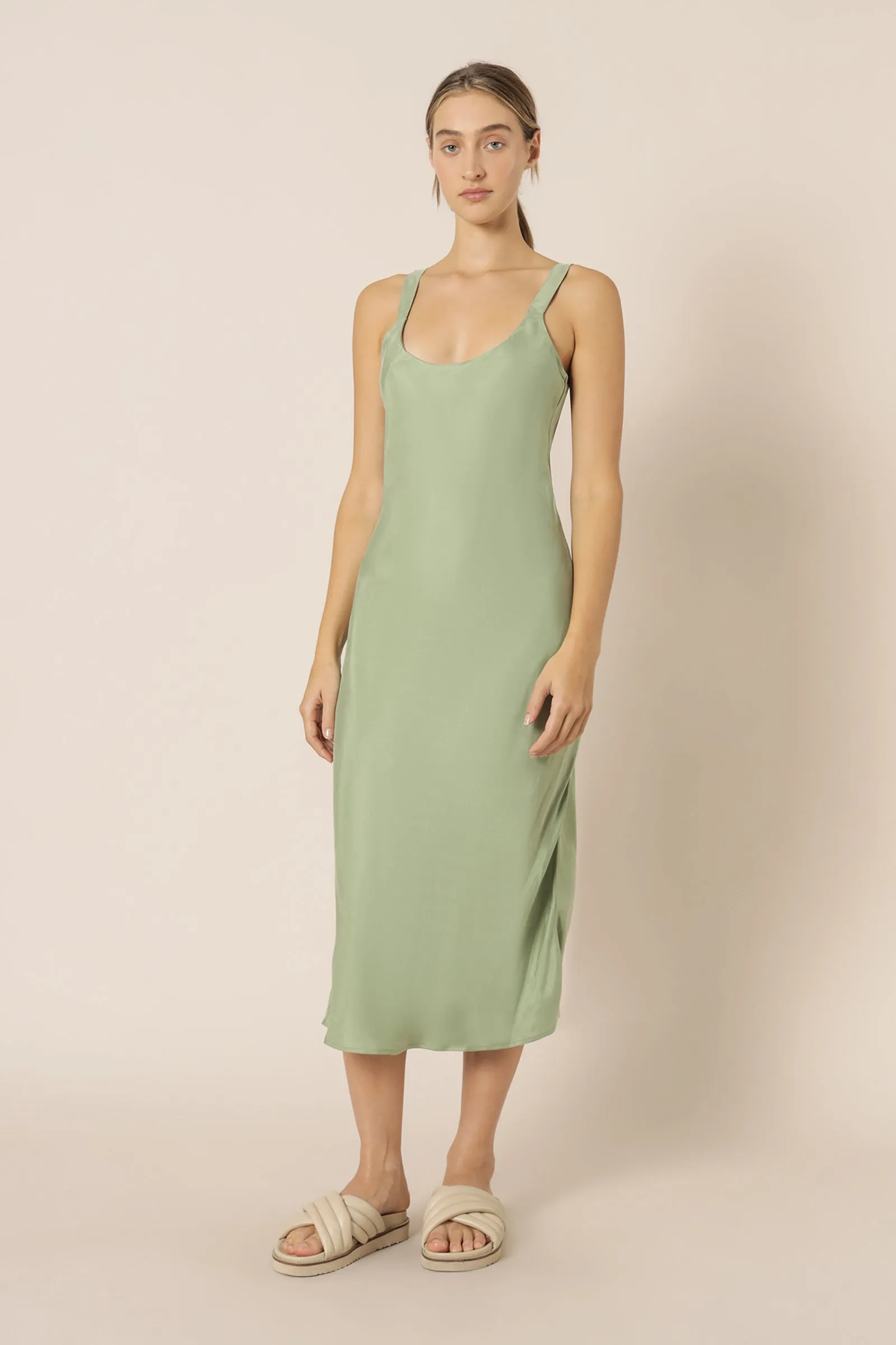 ESME CUPRO SLIP DRESS sold by Nude Lucy product image thumbnail 2