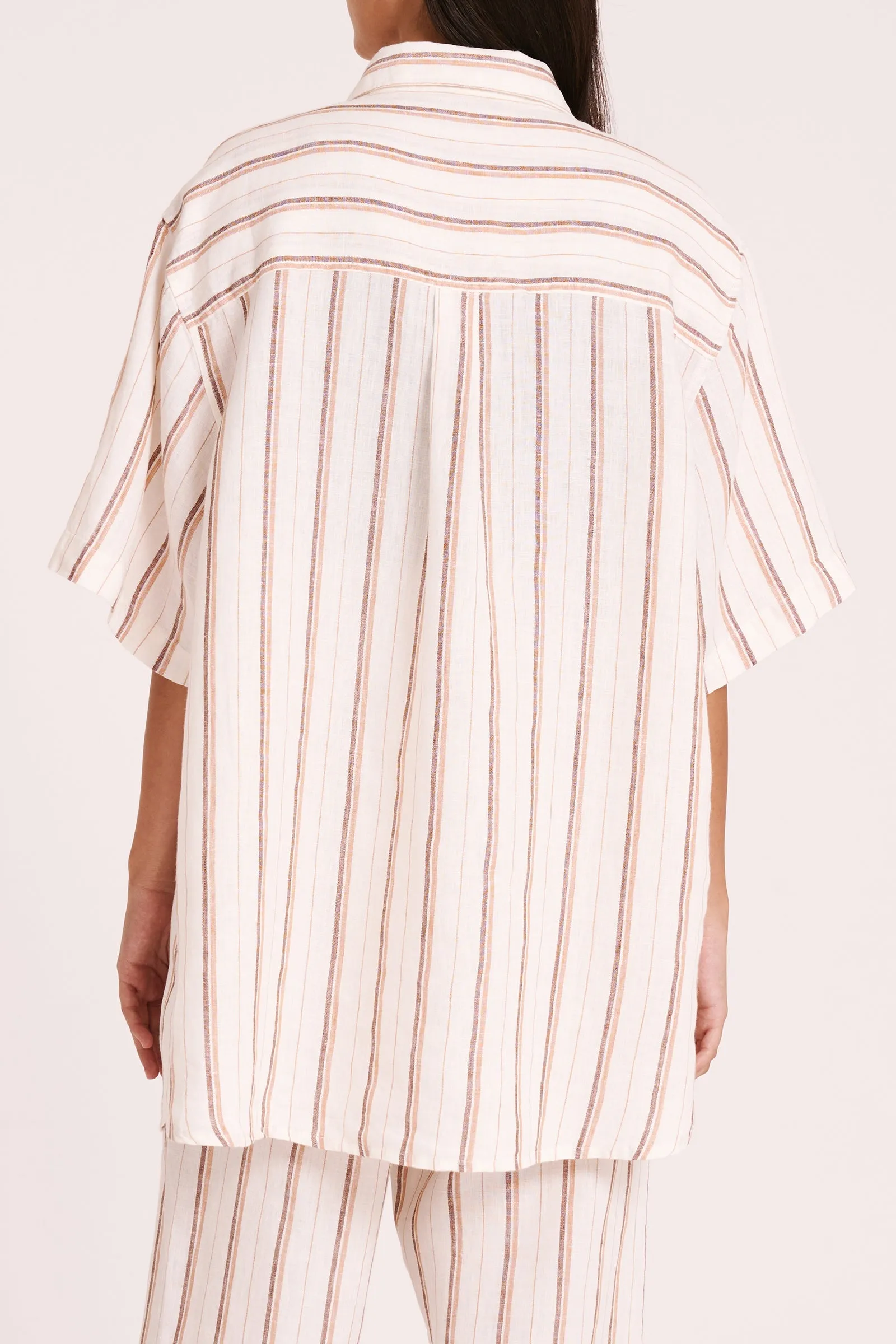 AISHA LINEN SHIRT sold by Nude Lucy product image thumbnail 5