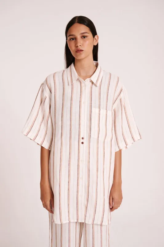 AISHA LINEN SHIRT sold by Nude Lucy