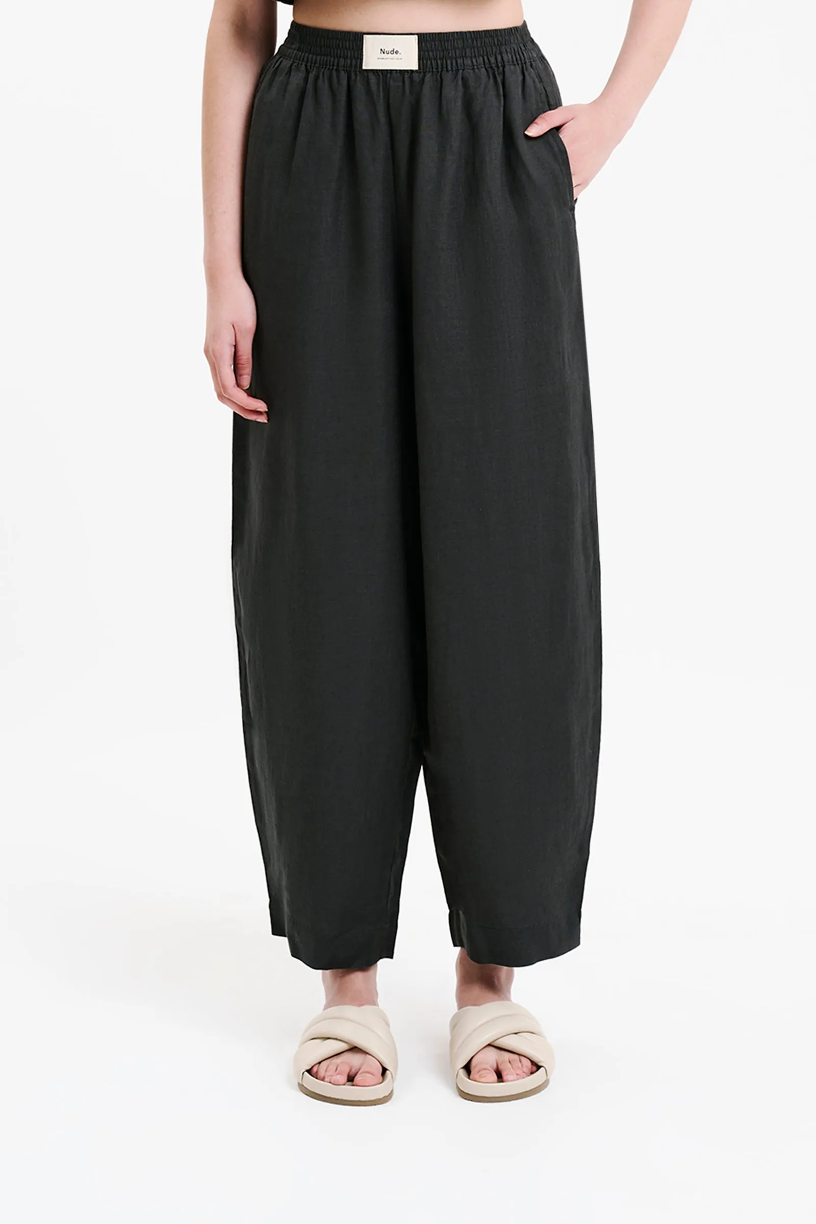 LOUNGE HERITAGE LINEN PANT sold by Nude Lucy product image thumbnail 2
