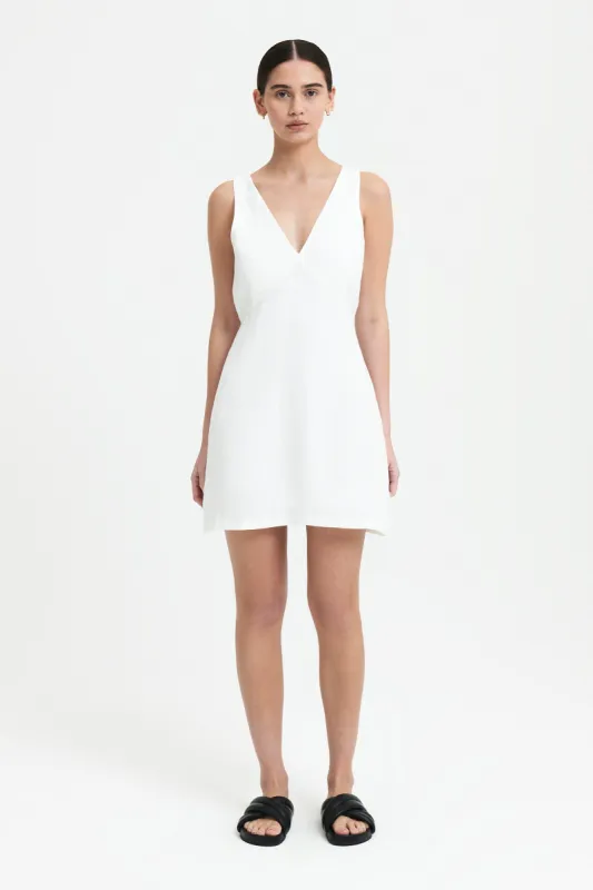 SIMA LINEN MINI DRESS sold by Nude Lucy