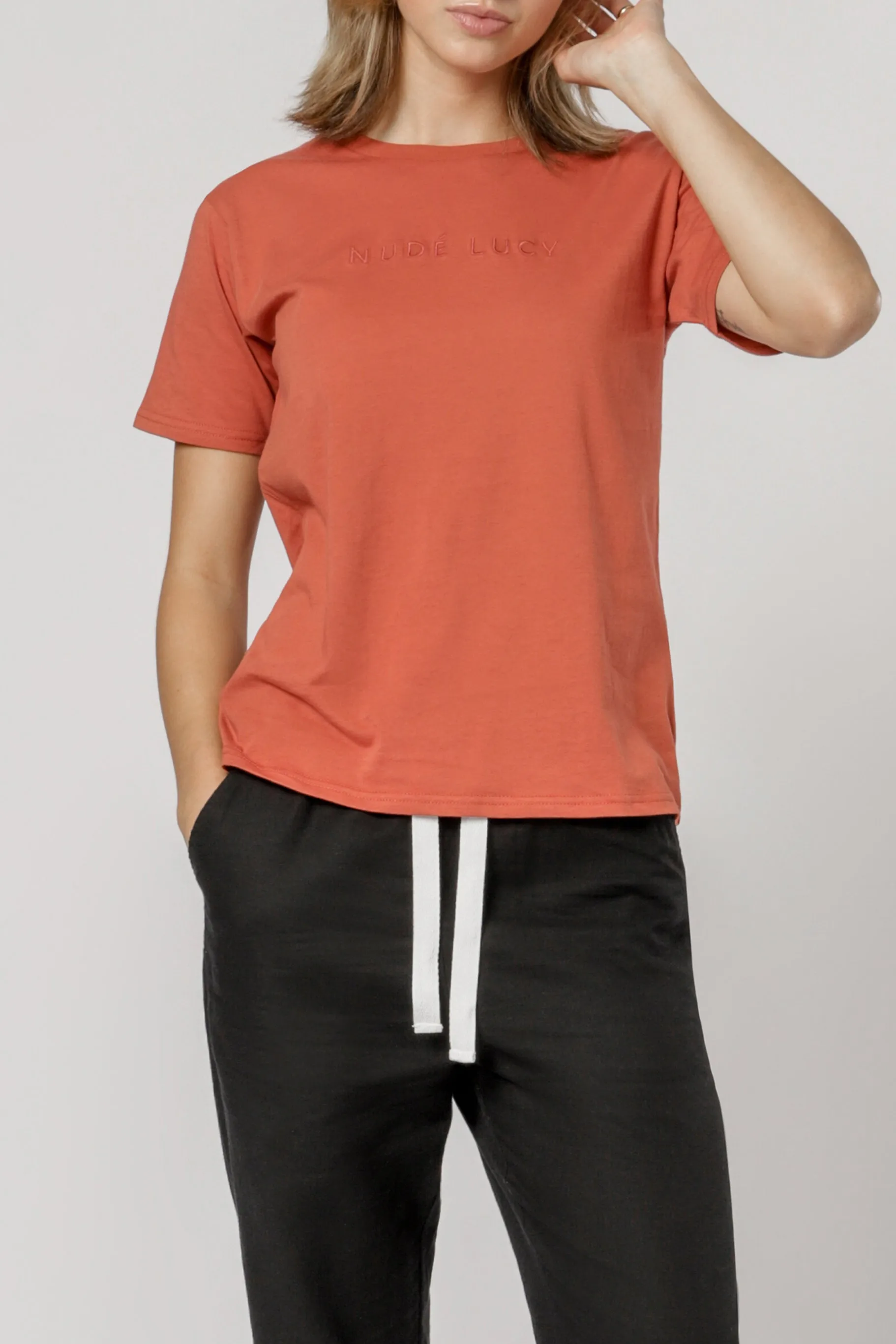 NUDE LUCY SLOGAN TEE sold by Nude Lucy product image thumbnail 2