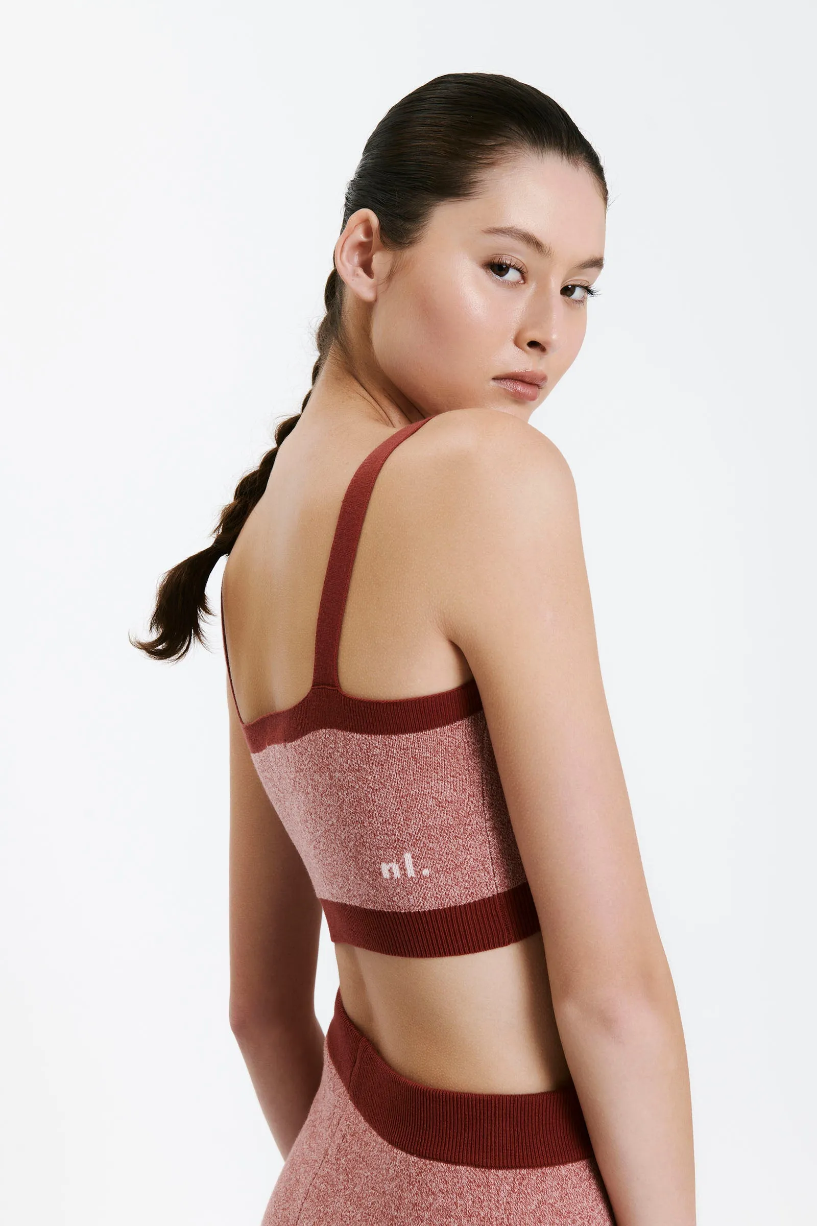 NUDE ACTIVE KNIT CROP sold by Nude Lucy product image thumbnail 5