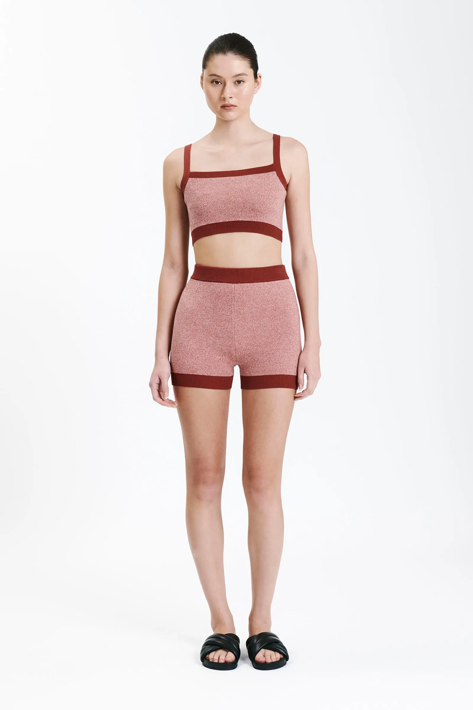 NUDE ACTIVE KNIT CROP sold by Nude Lucy