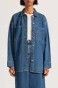 ORGANIC DENIM OVERSHIRT sold by Nude Lucy