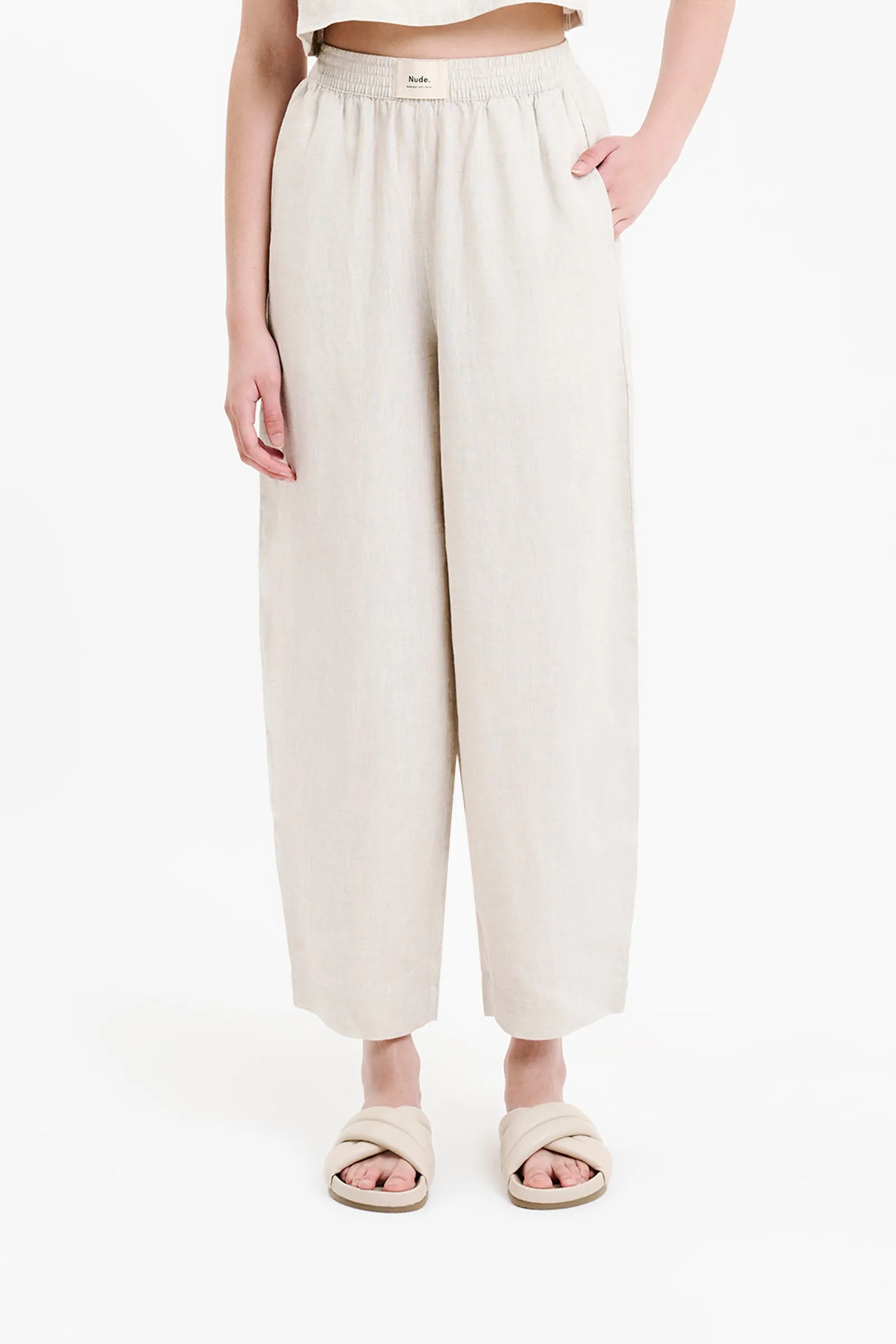 LOUNGE HERITAGE LINEN PANT sold by Nude Lucy product image thumbnail 2