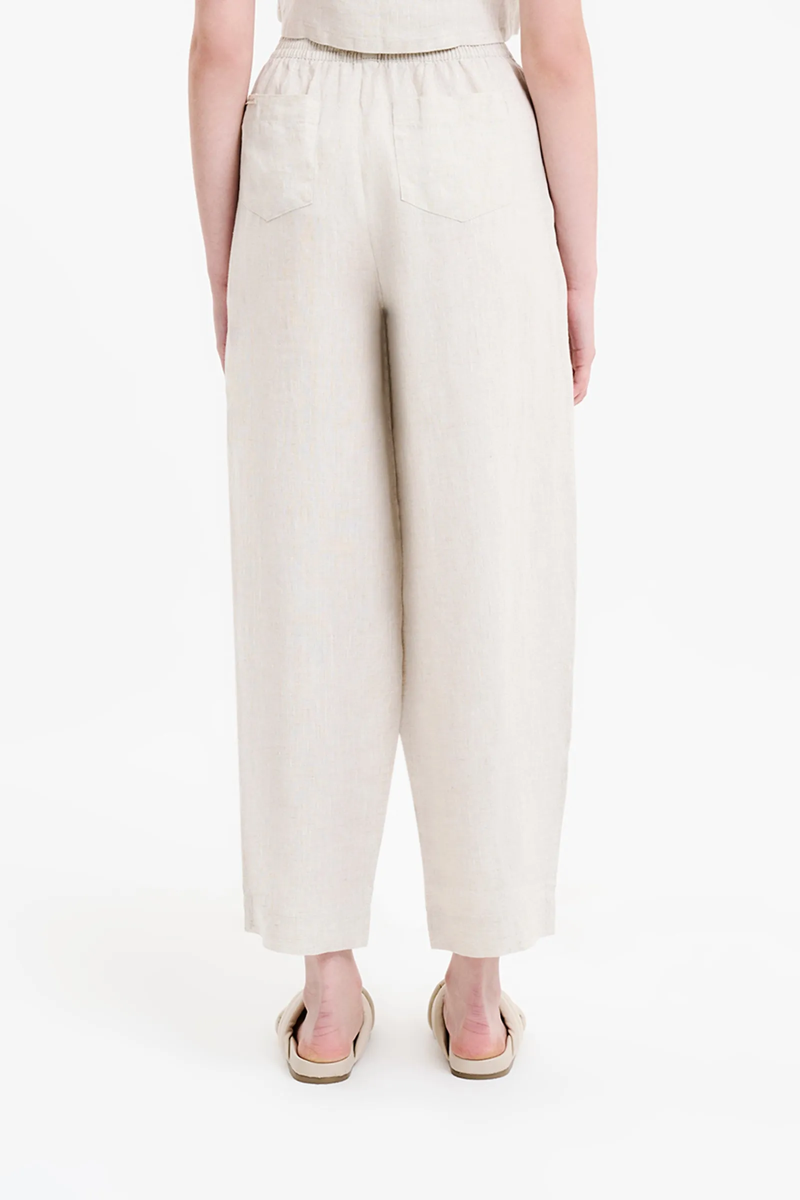 LOUNGE HERITAGE LINEN PANT sold by Nude Lucy product image thumbnail 4