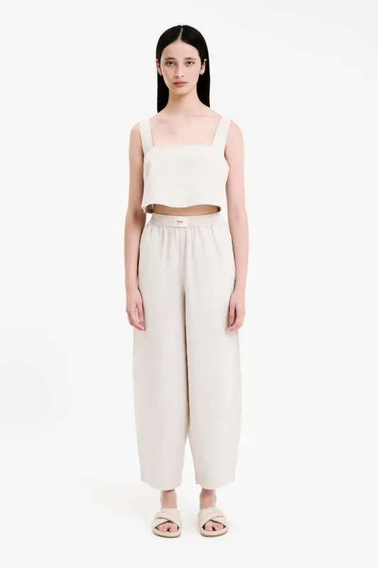 LOUNGE HERITAGE LINEN PANT sold by Nude Lucy