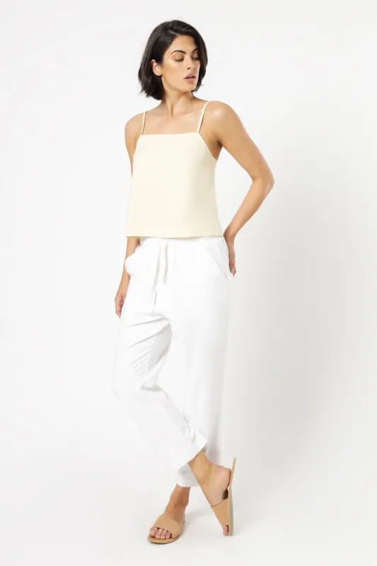 MILES LINEN CAMI sold by Nude Lucy