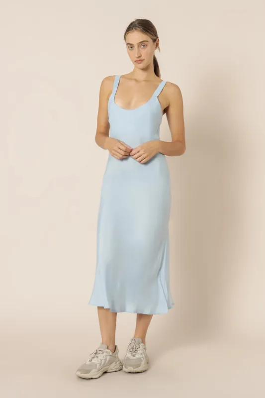 ESME CUPRO SLIP DRESS sold by Nude Lucy