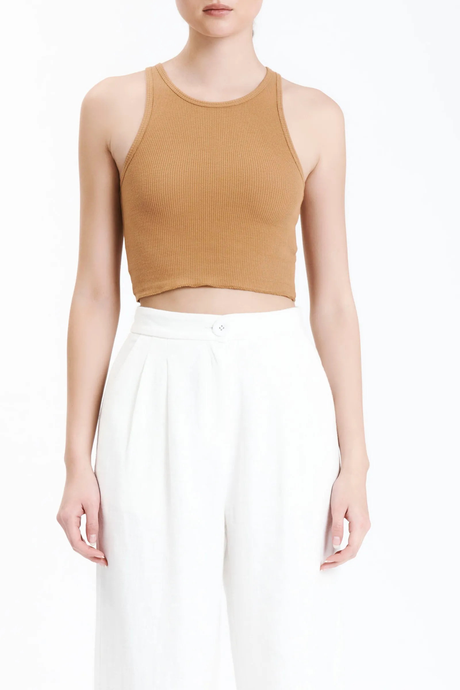 ANNIE WAFFLE TANK sold by Nude Lucy product image thumbnail 2