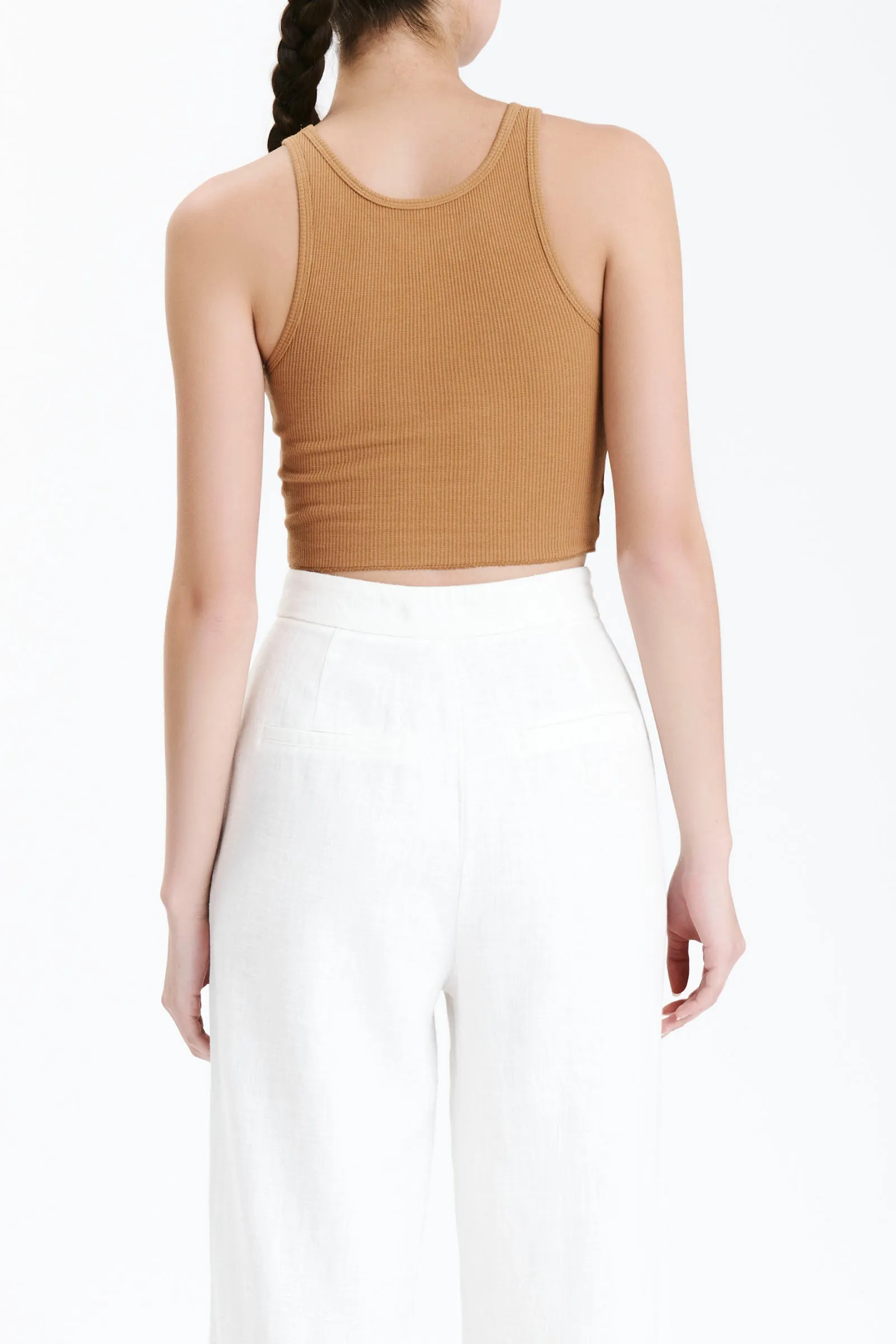 ANNIE WAFFLE TANK sold by Nude Lucy product image thumbnail 4