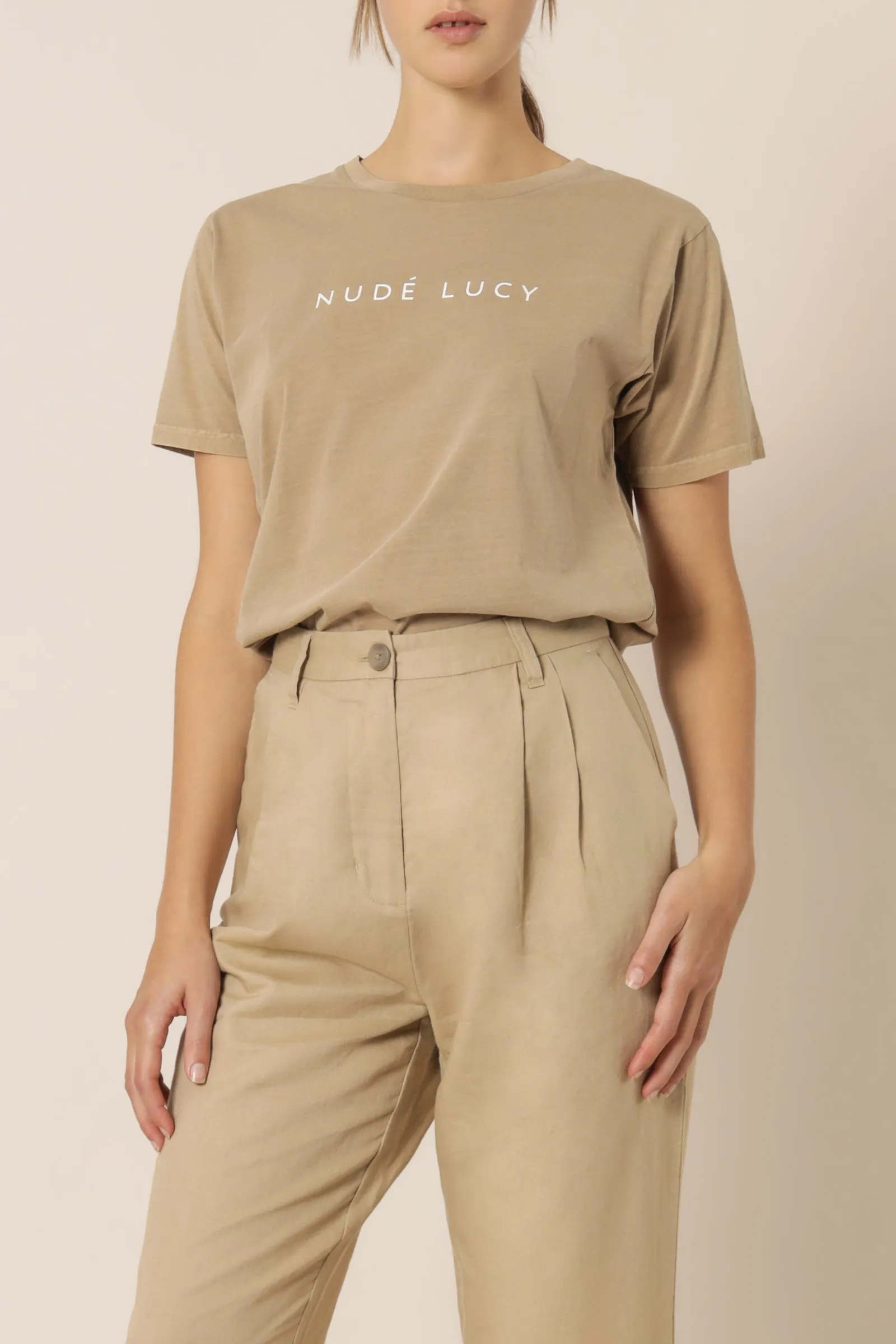 NUDE LUCY WASHED SLOGAN TEE sold by Nude Lucy product image thumbnail 2
