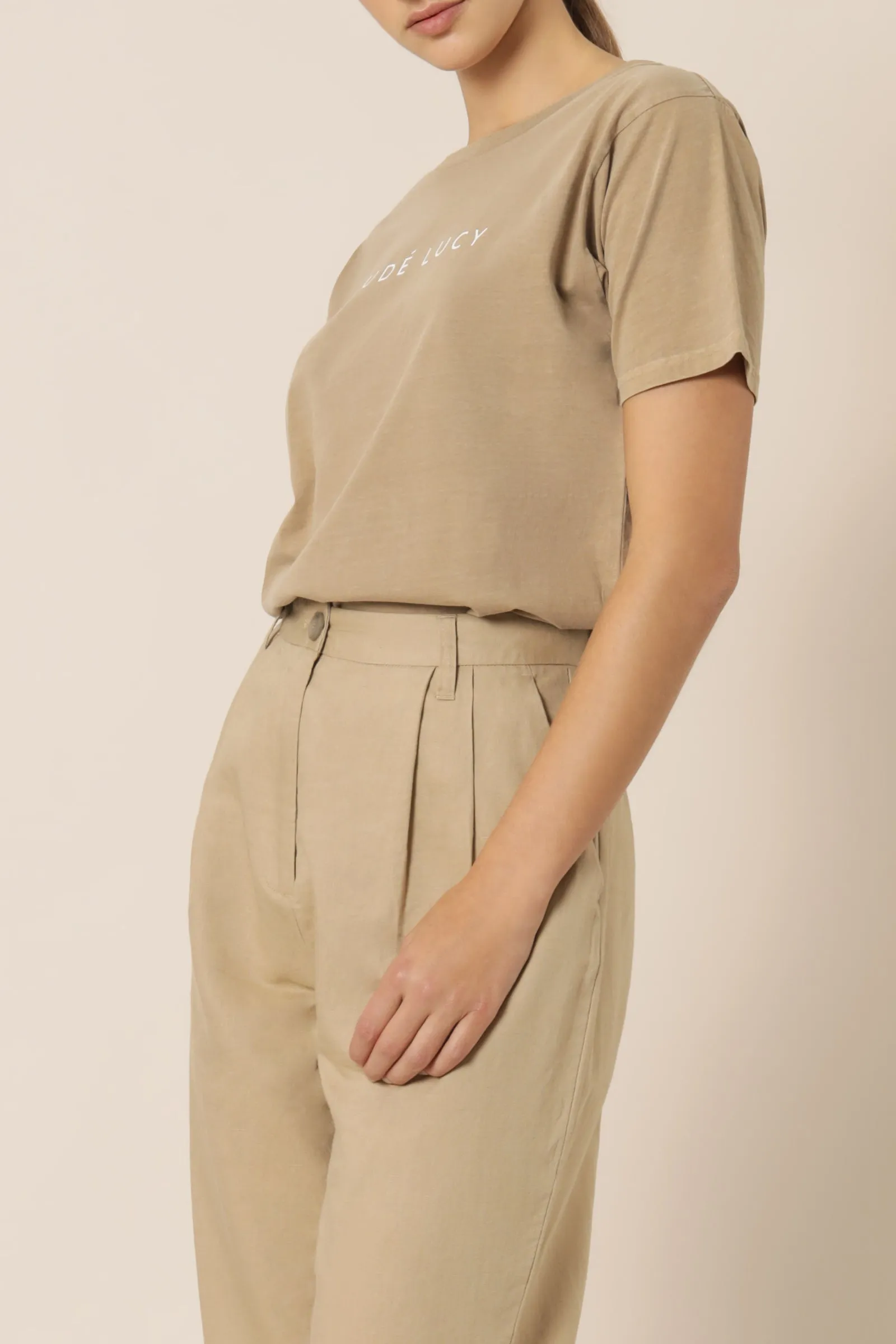 NUDE LUCY WASHED SLOGAN TEE sold by Nude Lucy product image thumbnail 3