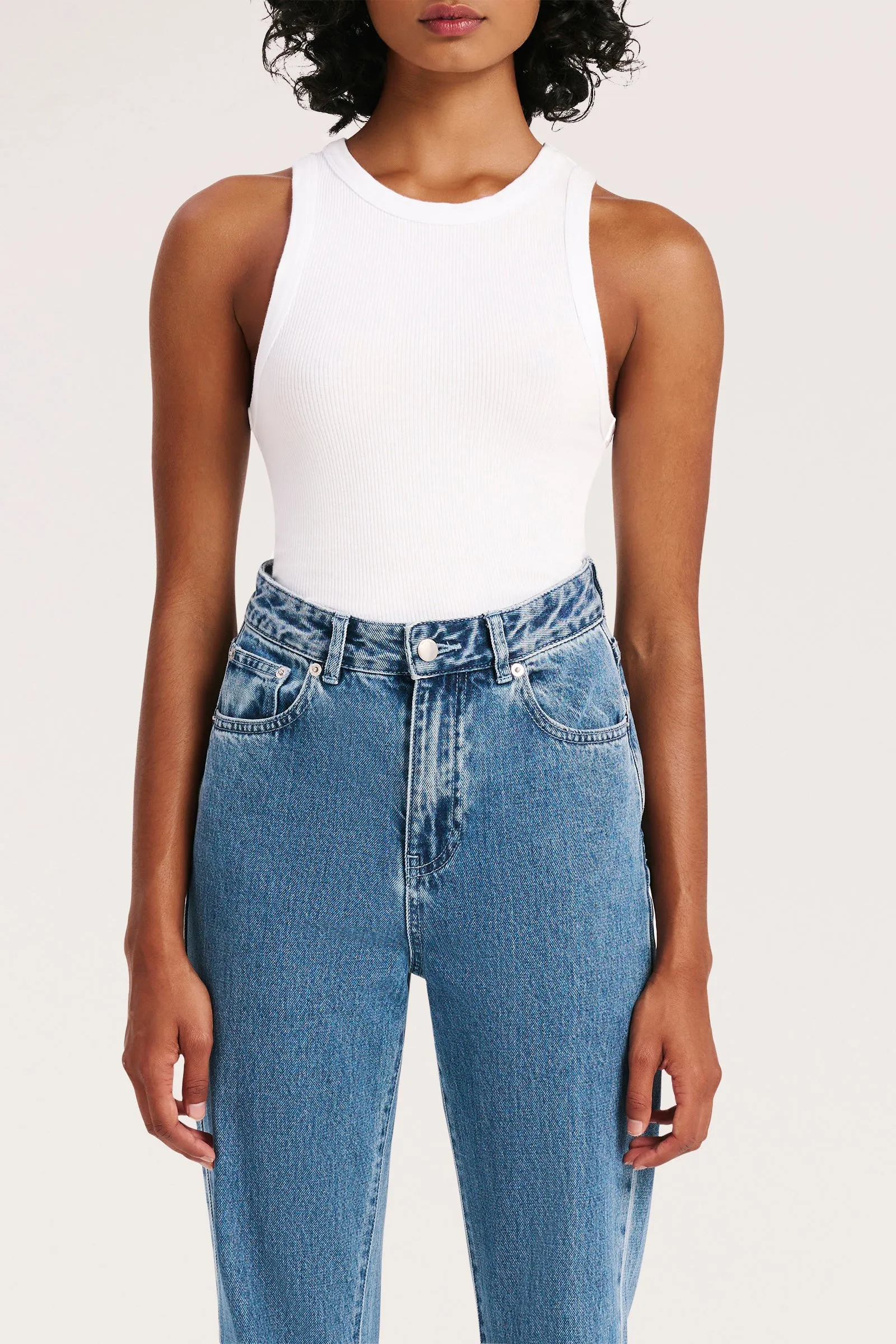 ORGANIC RIB TANK sold by Nude Lucy product image thumbnail 4