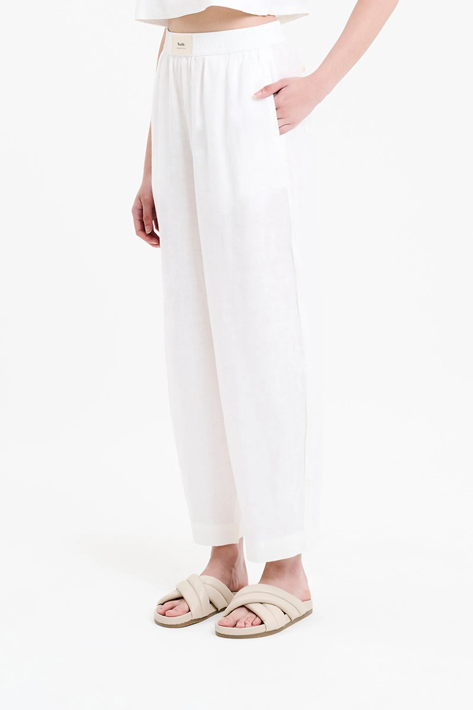LOUNGE HERITAGE LINEN PANT sold by Nude Lucy product image thumbnail 3