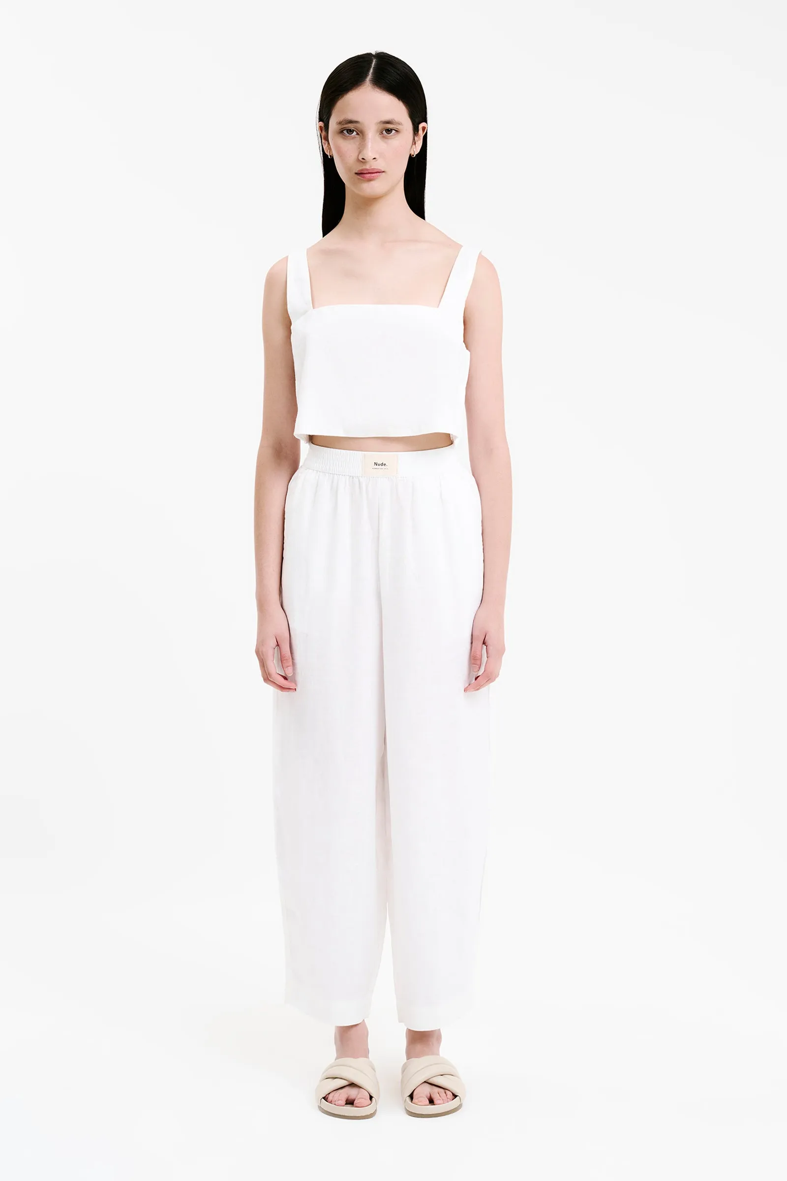 LOUNGE HERITAGE LINEN PANT sold by Nude Lucy