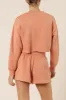 CARTER CLASSIC CROP SWEAT sold by Nude Lucy