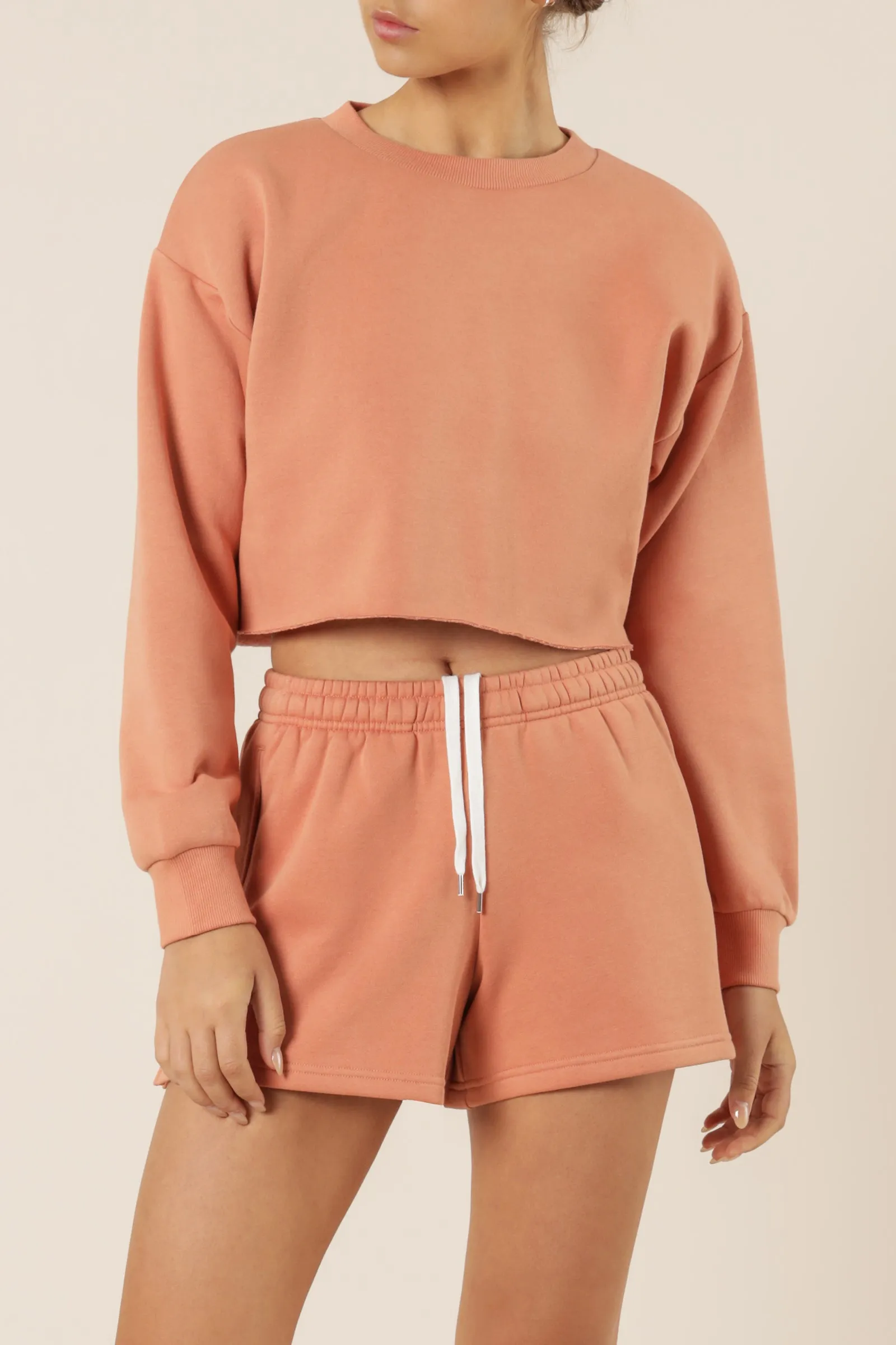 CARTER CLASSIC CROP SWEAT sold by Nude Lucy product image thumbnail 2