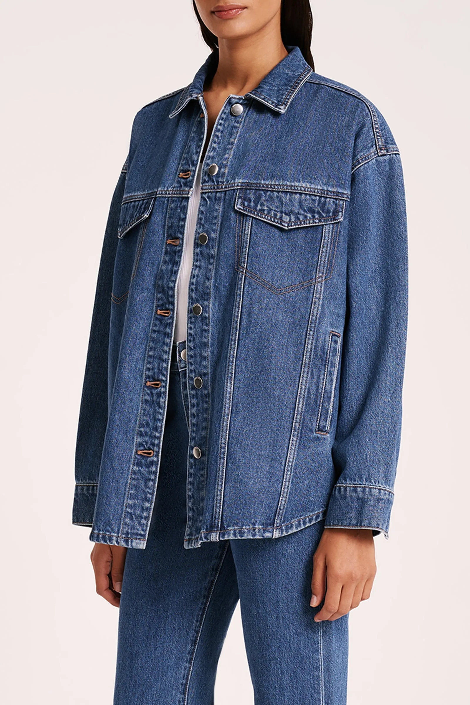 ORGANIC DENIM JACKET sold by Nude Lucy product image thumbnail 4