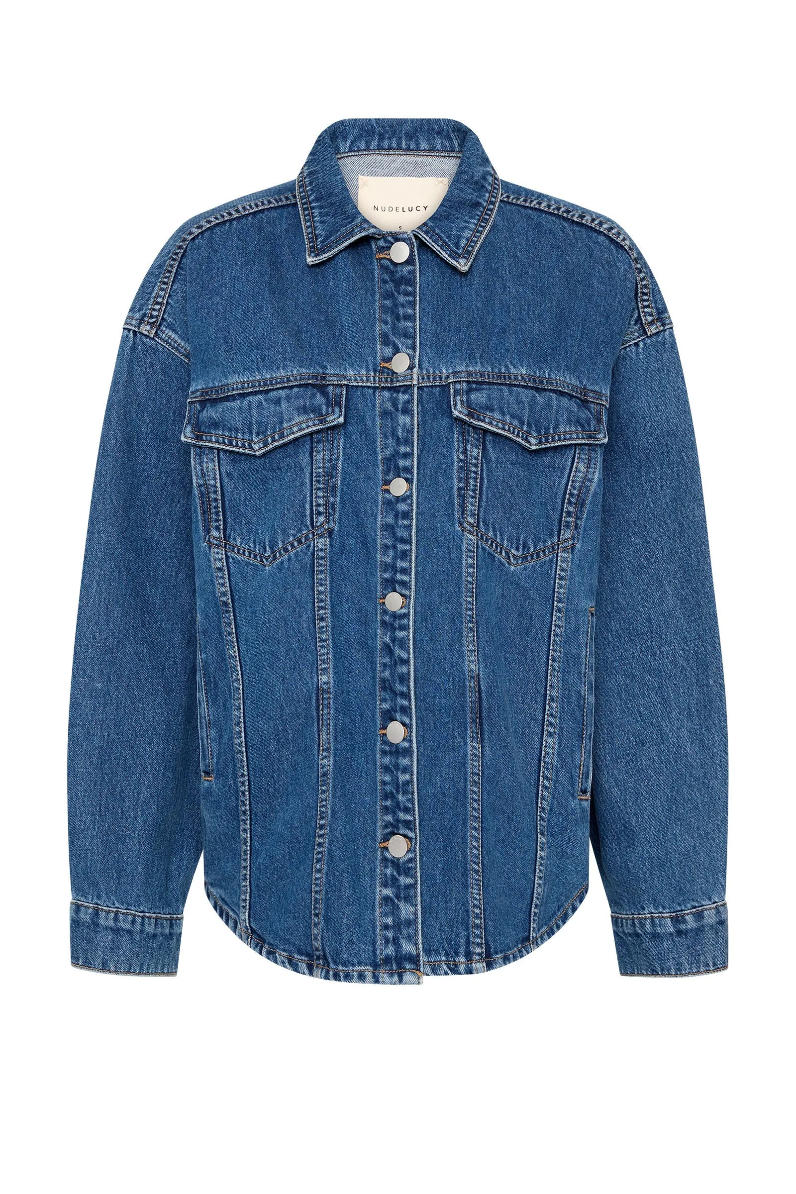 ORGANIC DENIM JACKET sold by Nude Lucy product image thumbnail 2