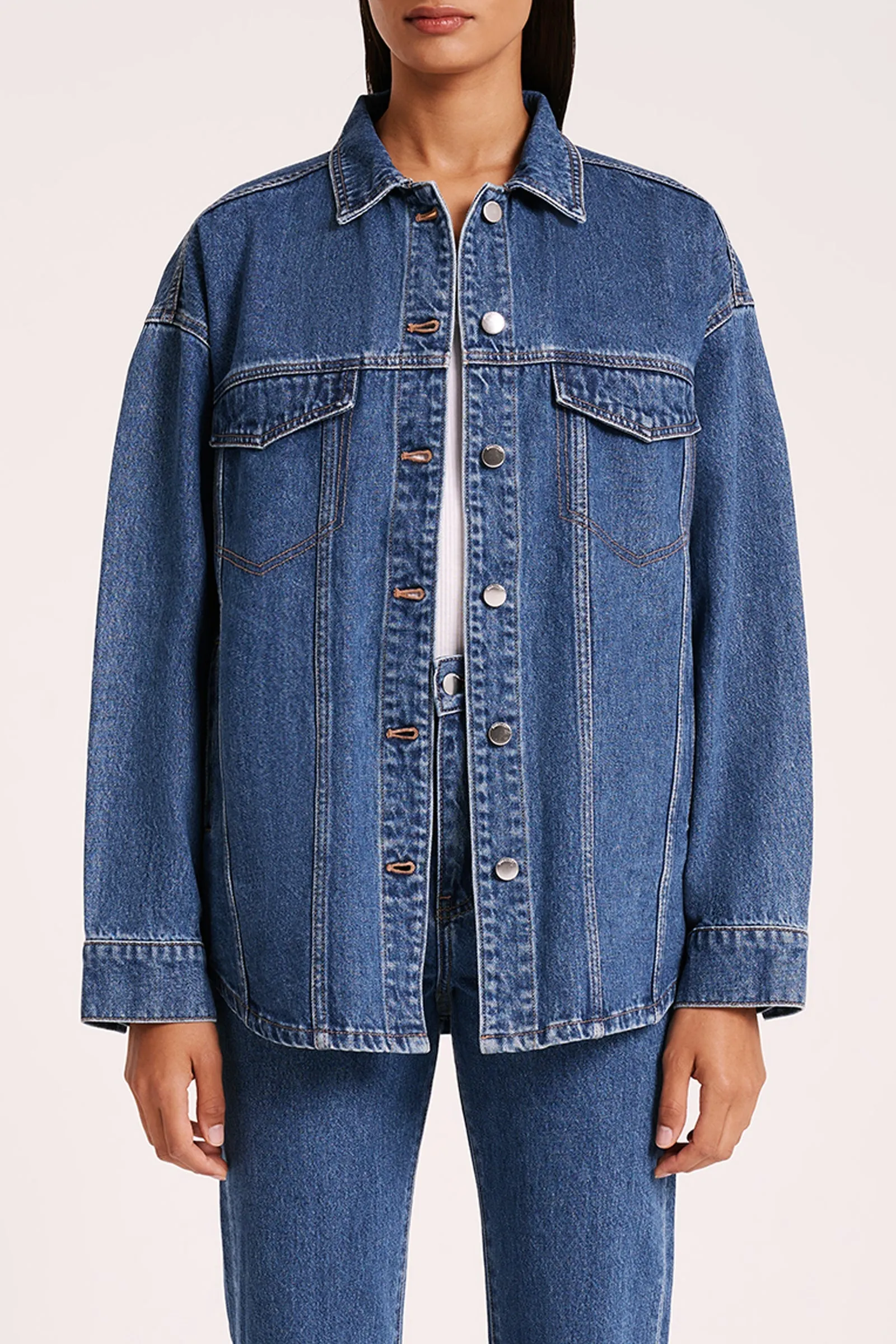 ORGANIC DENIM JACKET sold by Nude Lucy product image thumbnail 3