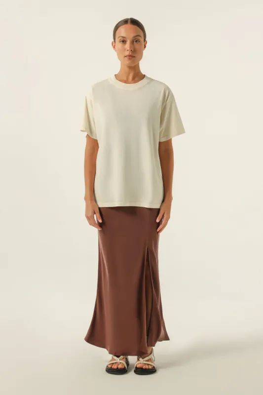 FRANKIE ORGANIC WASHED BF TEE sold by Nude Lucy