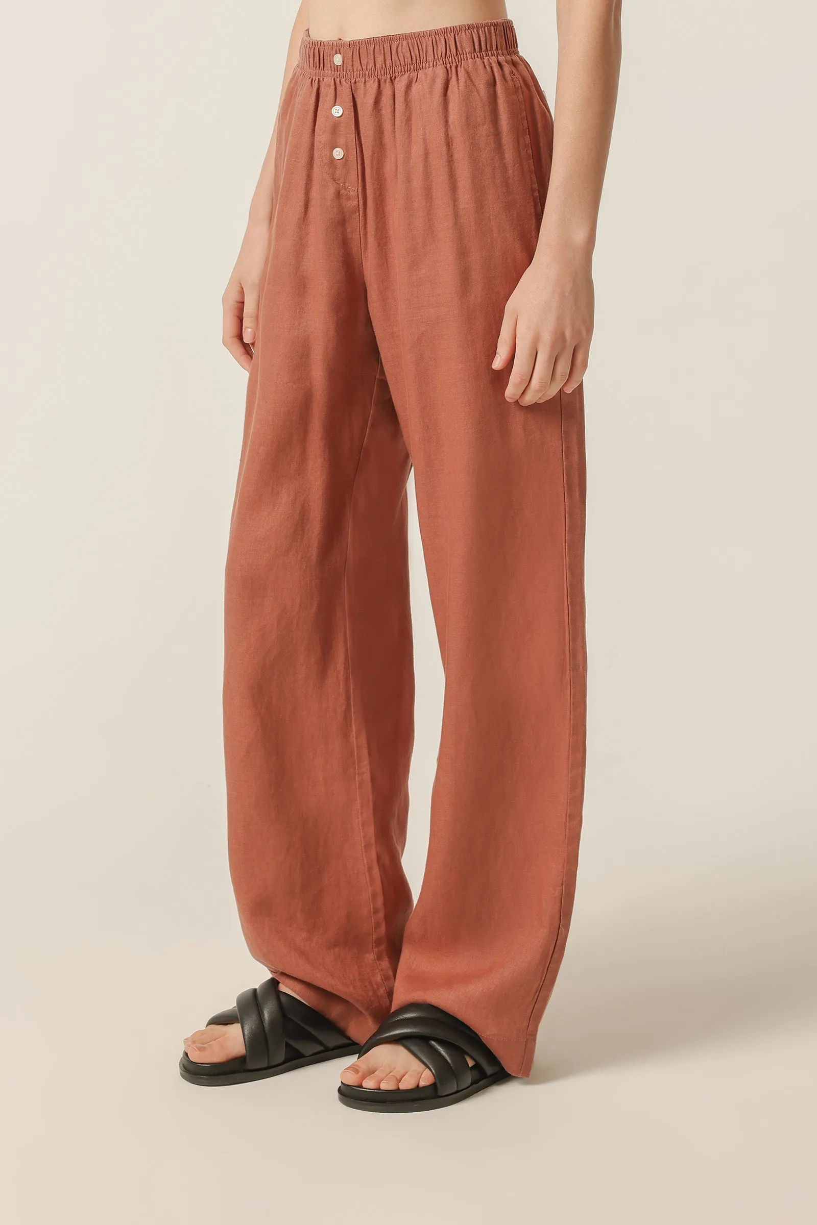 NUDE LINEN LOUNGE PANT sold by Nude Lucy product image thumbnail 3