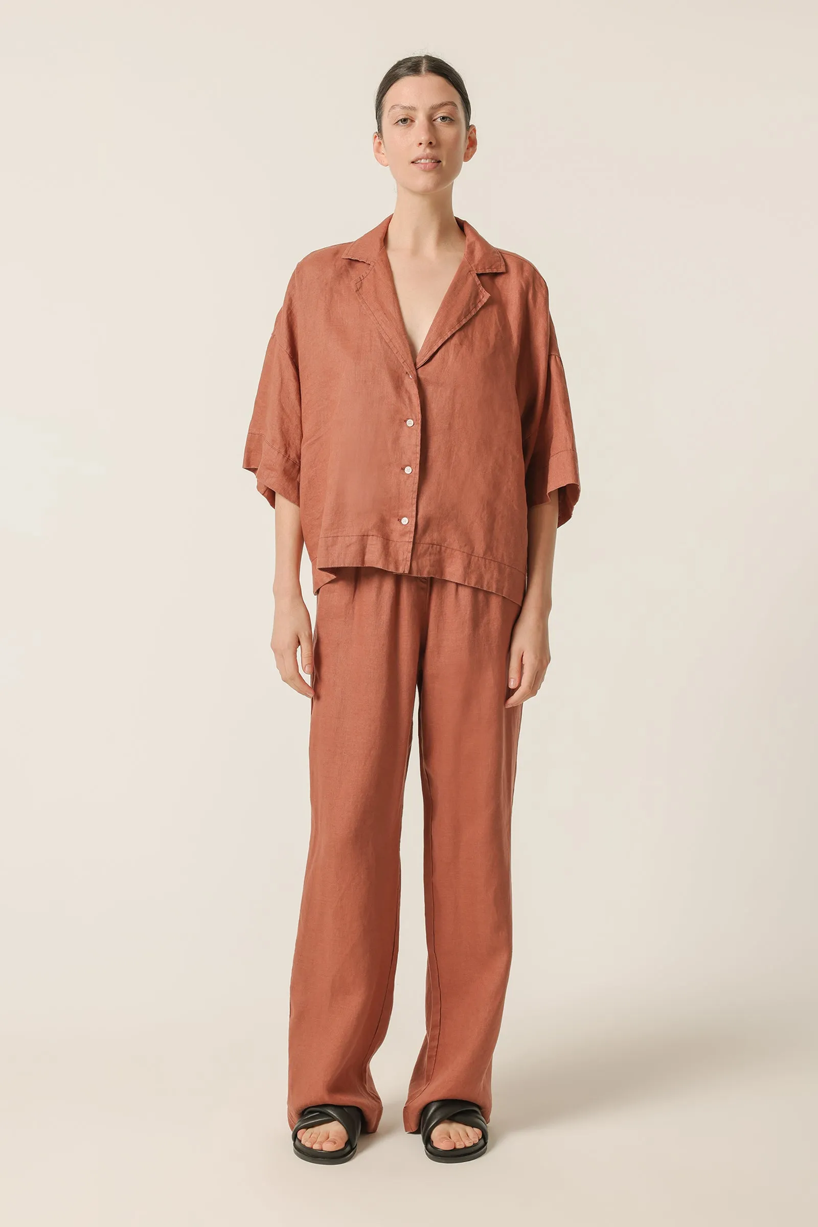 NUDE LINEN LOUNGE PANT sold by Nude Lucy