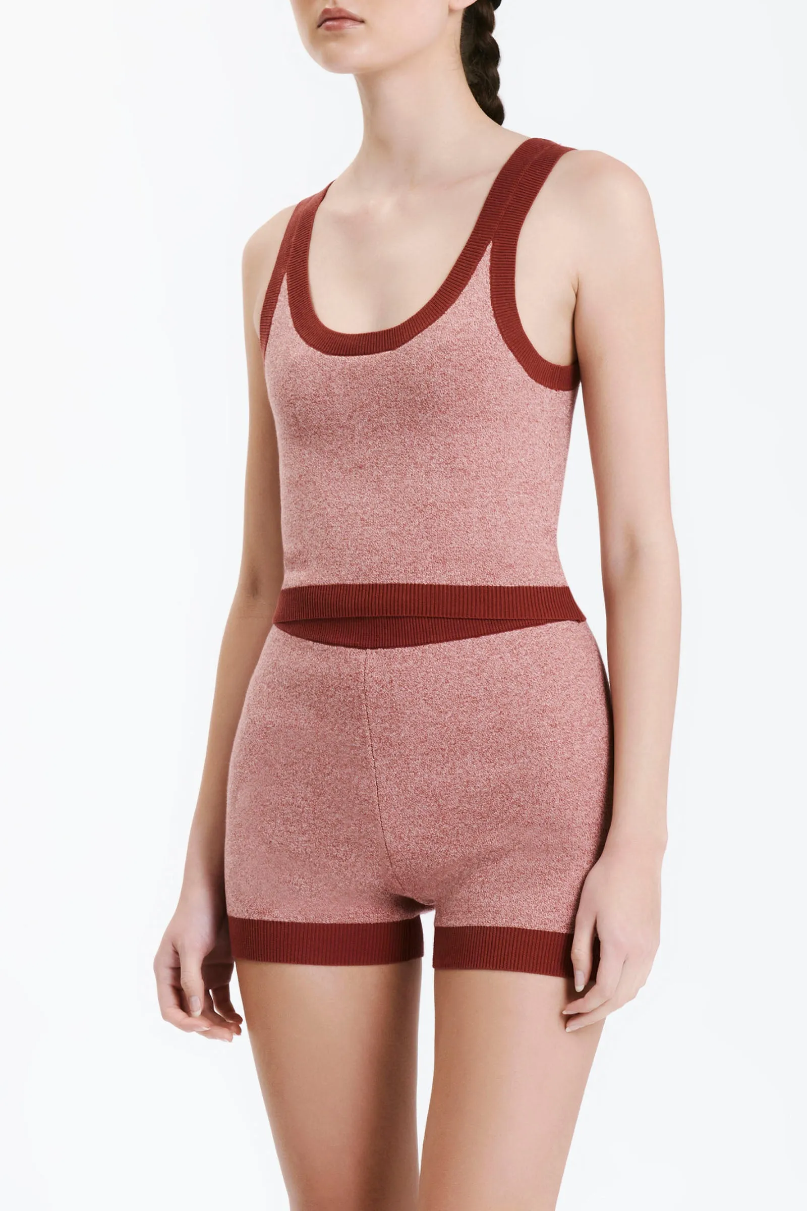 NUDE ACTIVE KNIT TANK sold by Nude Lucy product image thumbnail 4