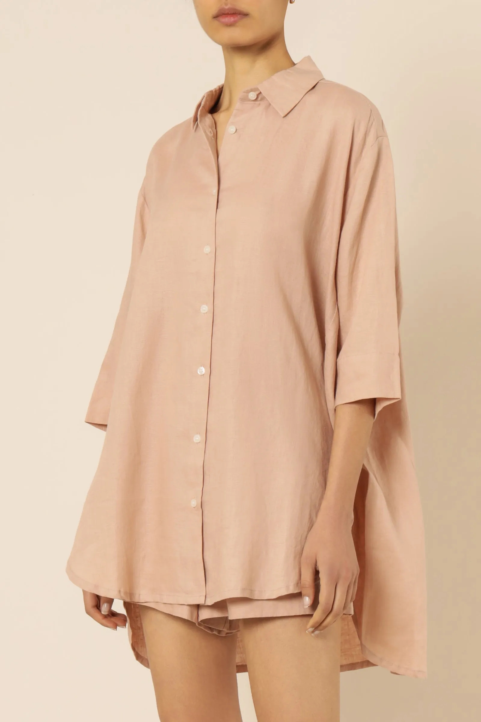 NUDE LOUNGE LONGLINE SHIRT sold by Nude Lucy product image thumbnail 3