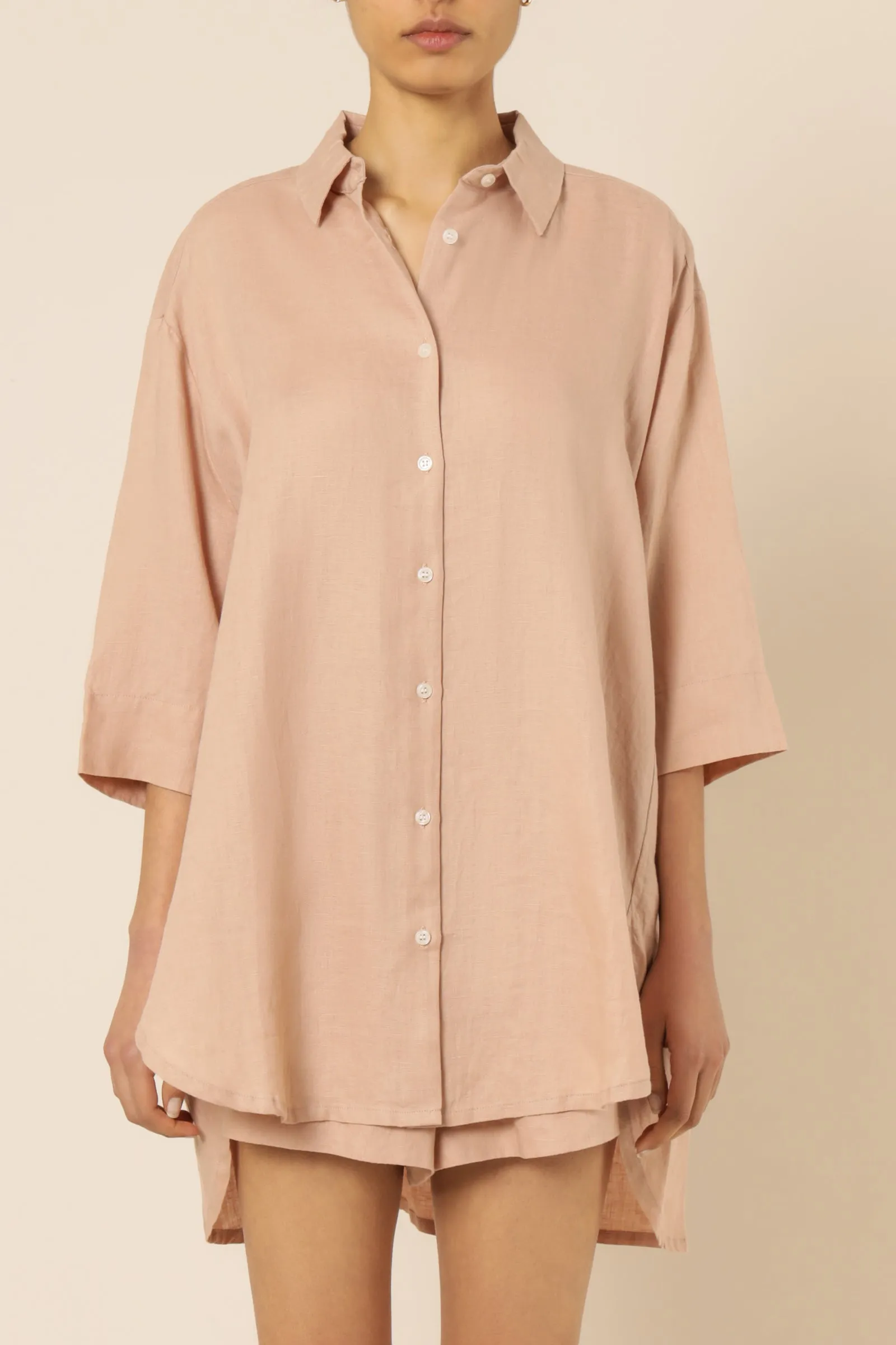 NUDE LOUNGE LONGLINE SHIRT sold by Nude Lucy product image thumbnail 2