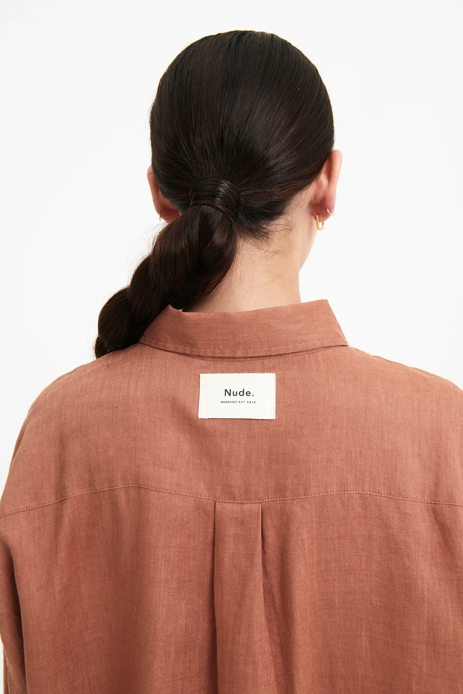 LOUNGE HERITAGE LINEN SHIRT sold by Nude Lucy product image thumbnail 5