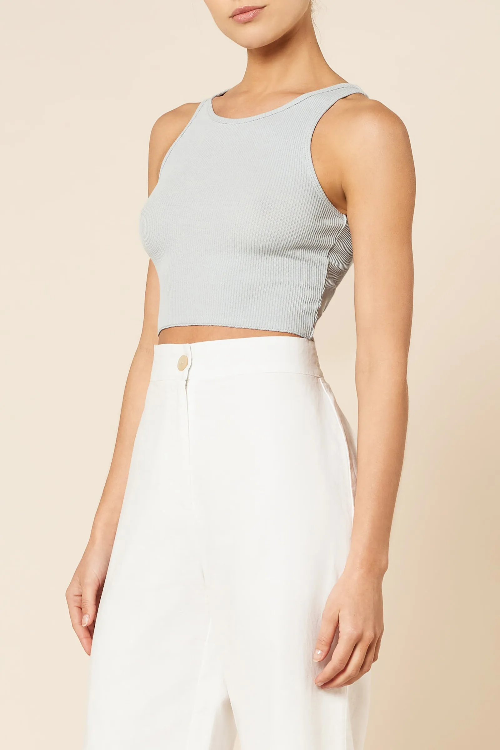 ANNIE WAFFLE TANK sold by Nude Lucy product image thumbnail 3