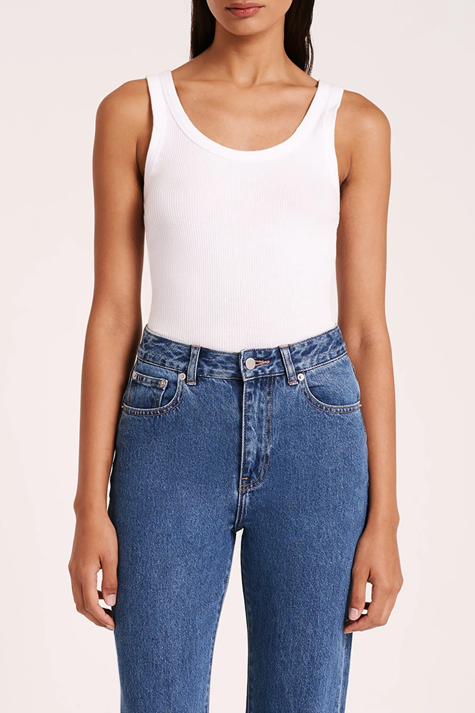 ORGANIC RIB SINGLET sold by Nude Lucy product image thumbnail 3