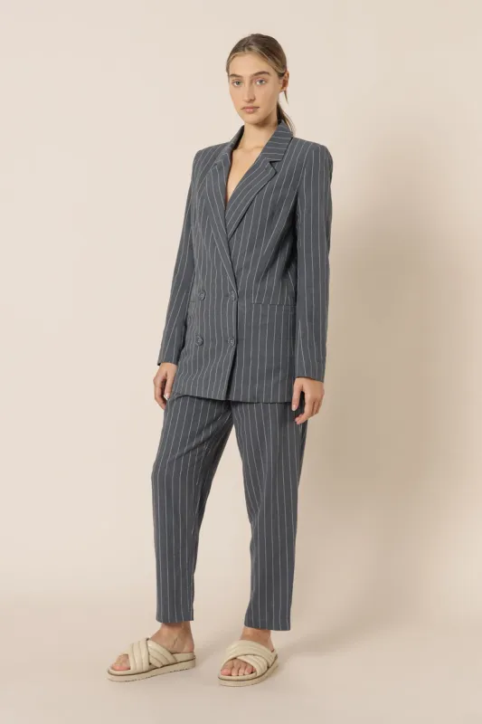 FINLEY PINSTRIPE BLAZER sold by Nude Lucy