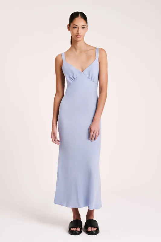 RONI CUPRO SLIP DRESS sold by Nude Lucy