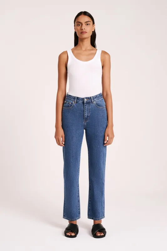 ORGANIC STRAIGHT LEG JEAN sold by Nude Lucy