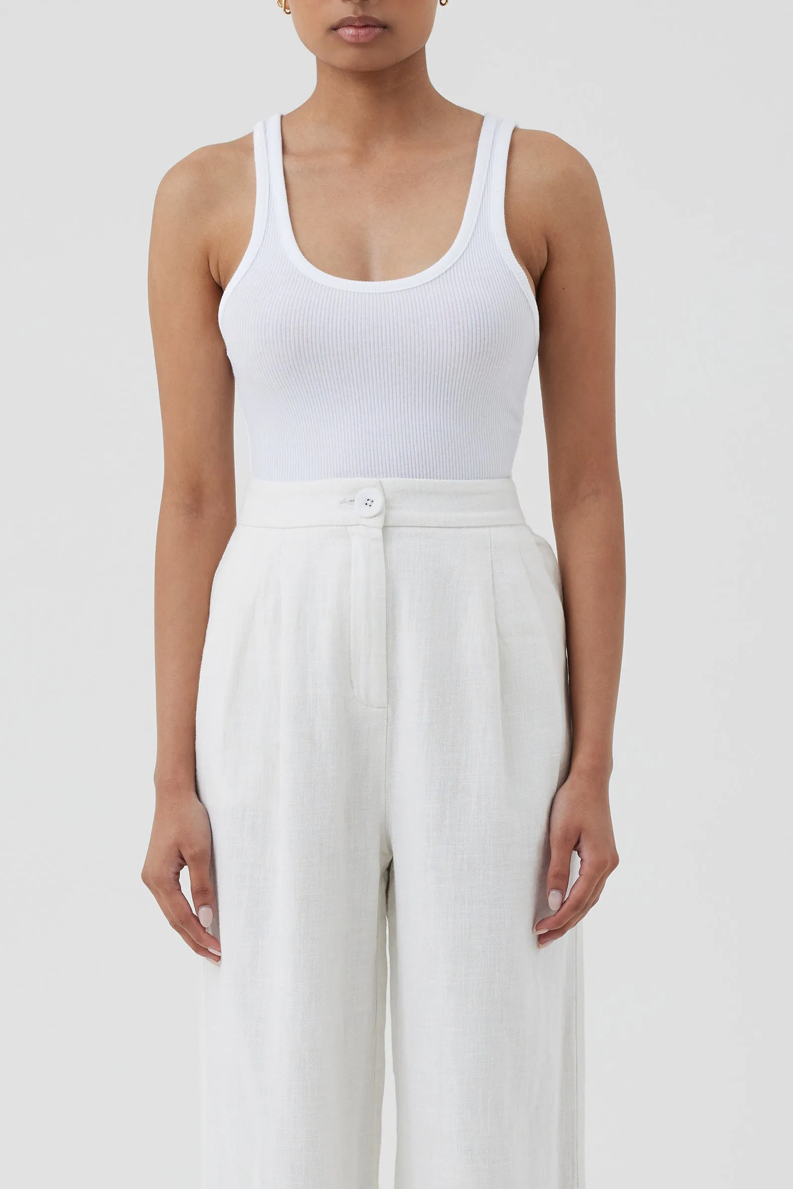 MAYA ORGANIC RIB TANK sold by Nude Lucy product image thumbnail 2