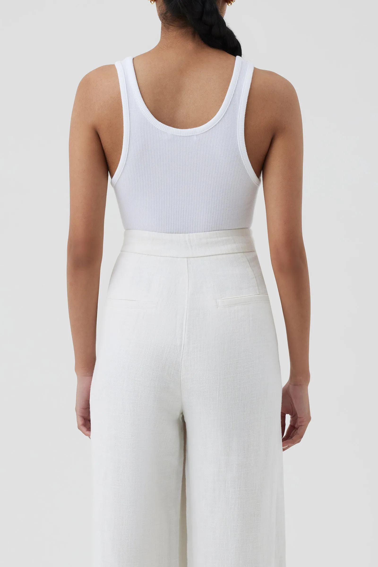 MAYA ORGANIC RIB TANK sold by Nude Lucy product image thumbnail 4