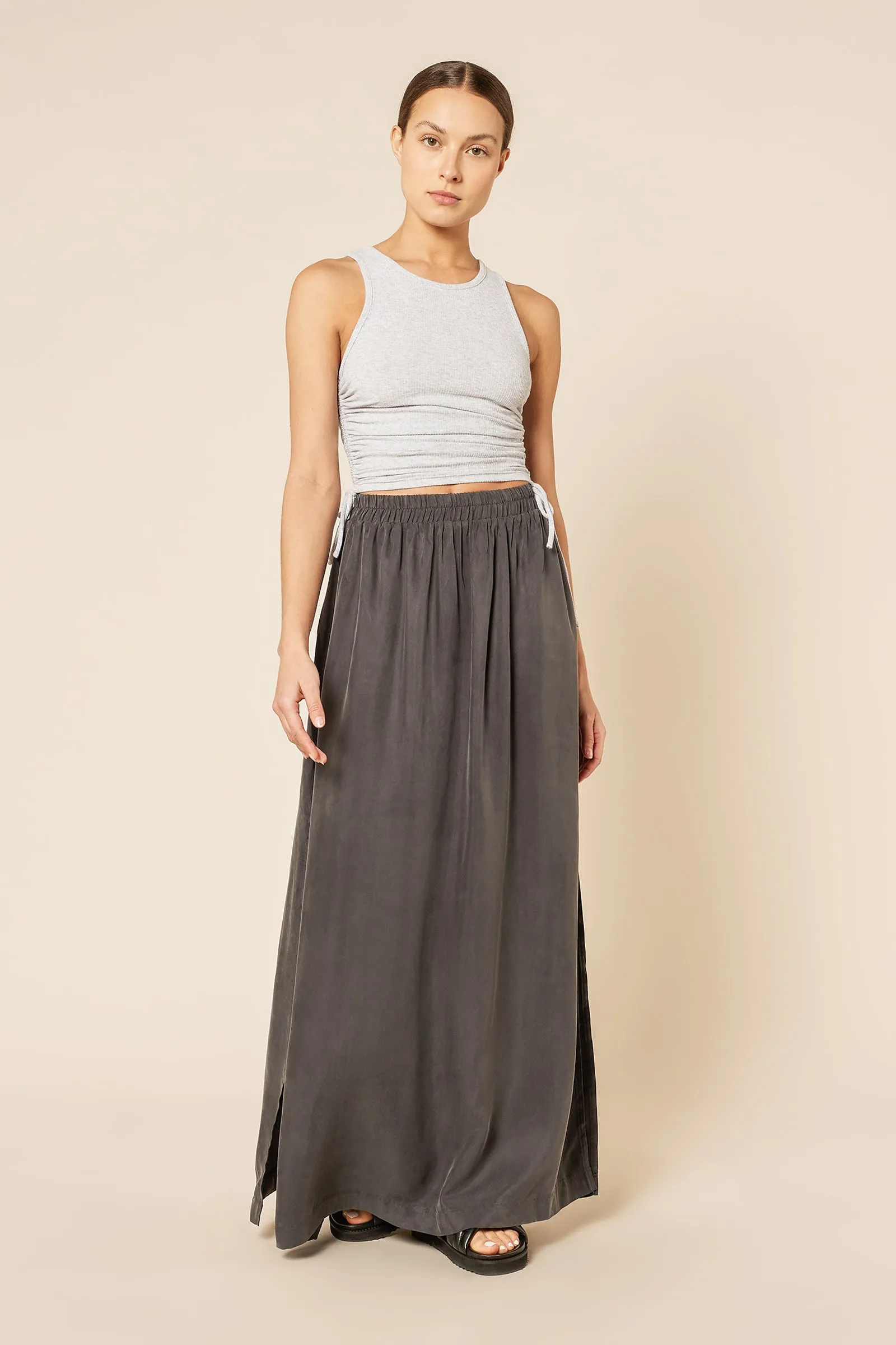 EVE ORGANIC DRAWSTRING TANK sold by Nude Lucy