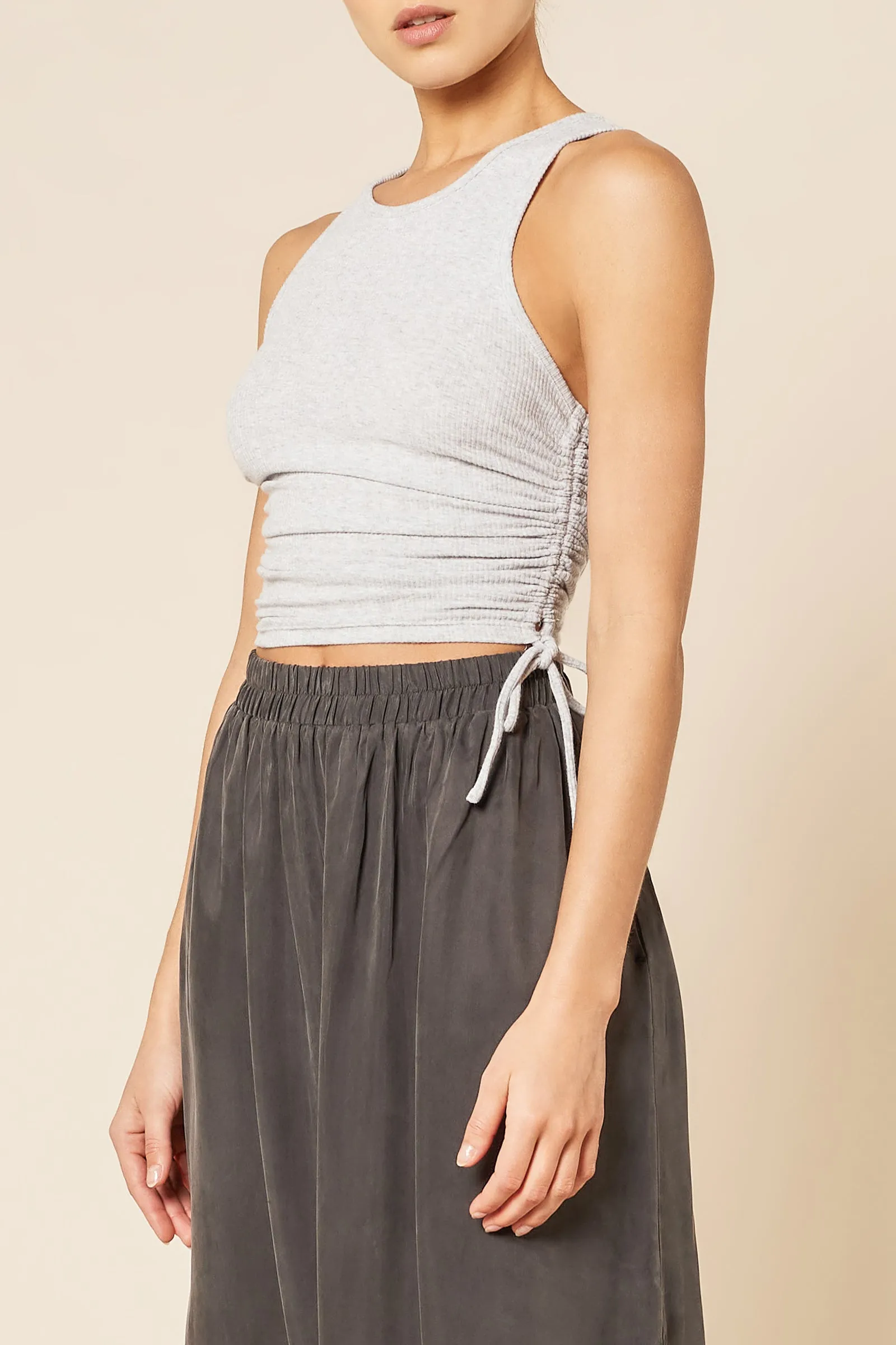 EVE ORGANIC DRAWSTRING TANK sold by Nude Lucy product image thumbnail 3