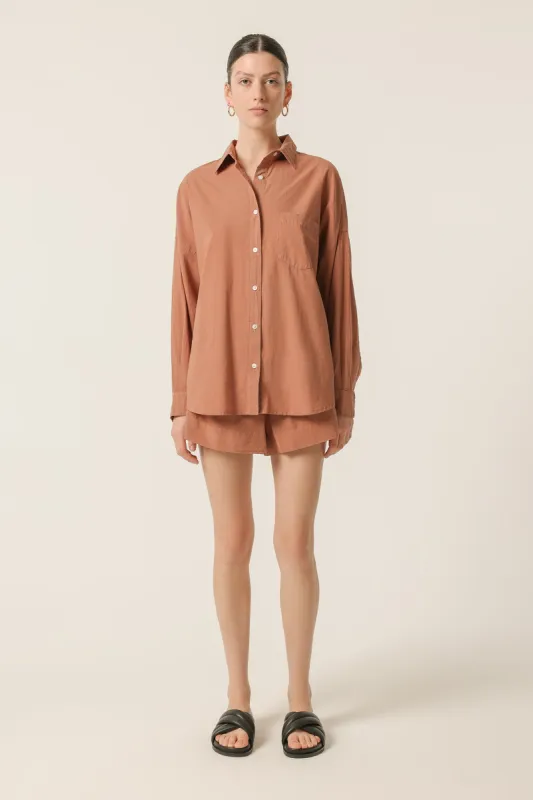 NAYA WASHED COTTON SHIRT sold by Nude Lucy