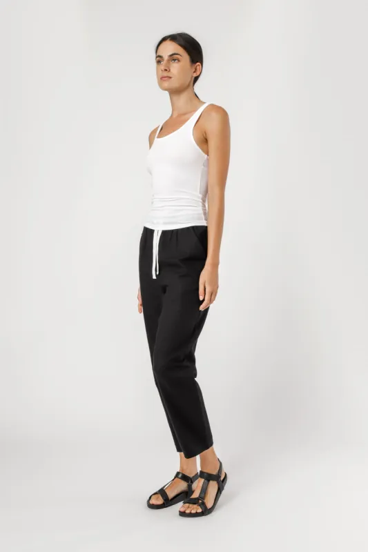 MAYA LONG LINE RIB TANK sold by Nude Lucy