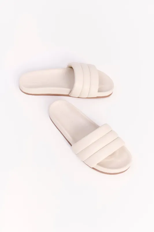 CLASSIC LEATHER SLIDE sold by Nude Lucy
