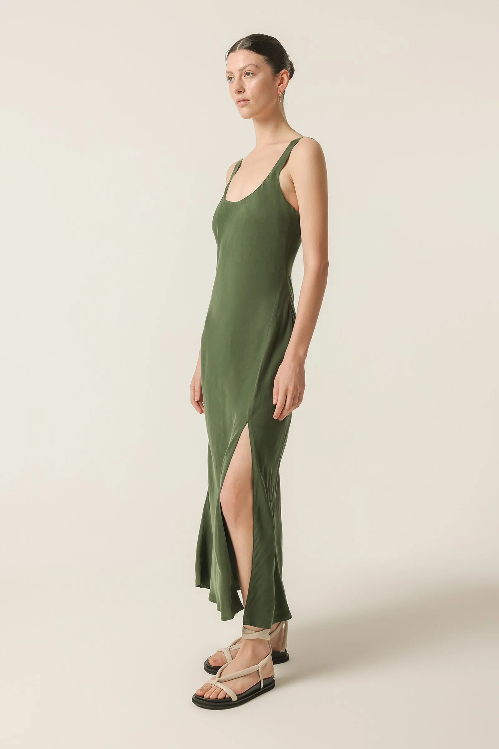 HARLOW CUPRO SLIP DRESS sold by Nude Lucy product image thumbnail 2